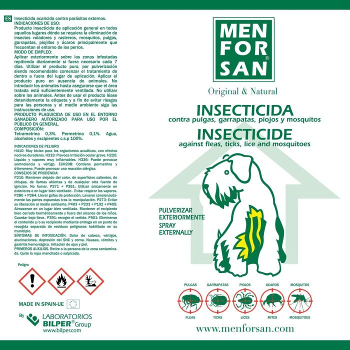 Perfume para Mascotas Menforsan 750 ml 7