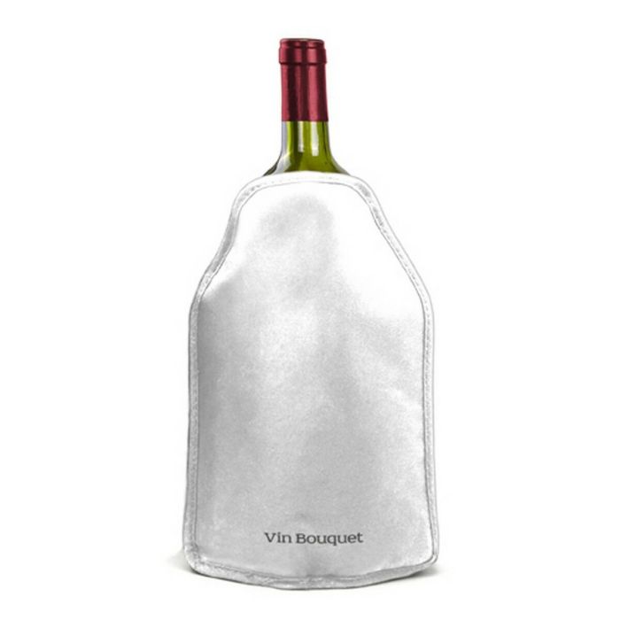 Funda para Enfriar Botellas Vin Bouquet Plateada