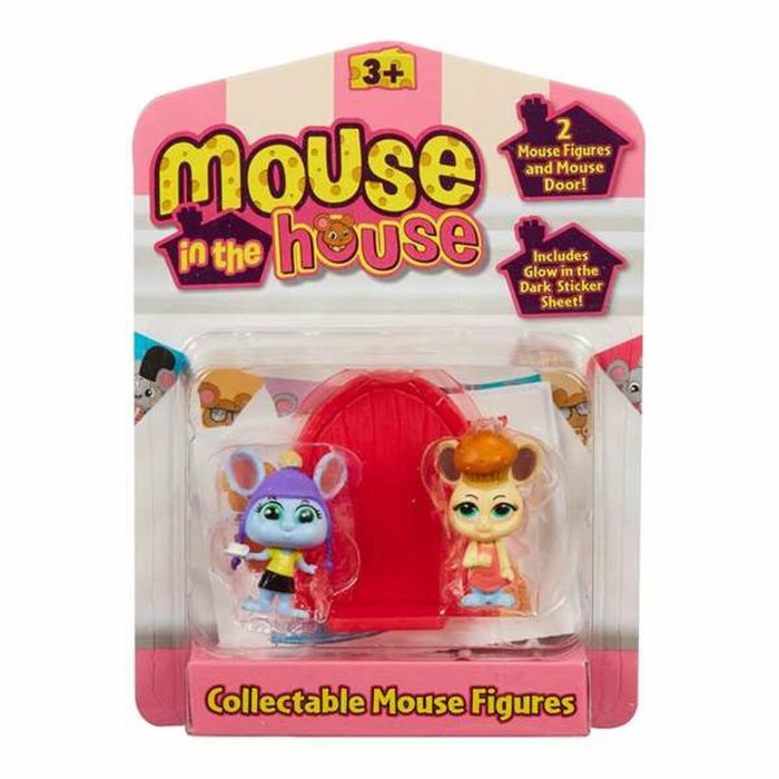 Figuras Bandai Mouse in the house 3 Piezas 10 x 14 x 3,5 cm 3