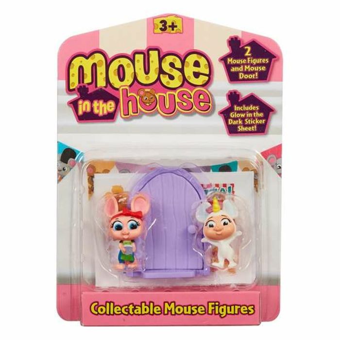 Figuras Bandai Mouse in the house 3 Piezas 10 x 14 x 3,5 cm 2