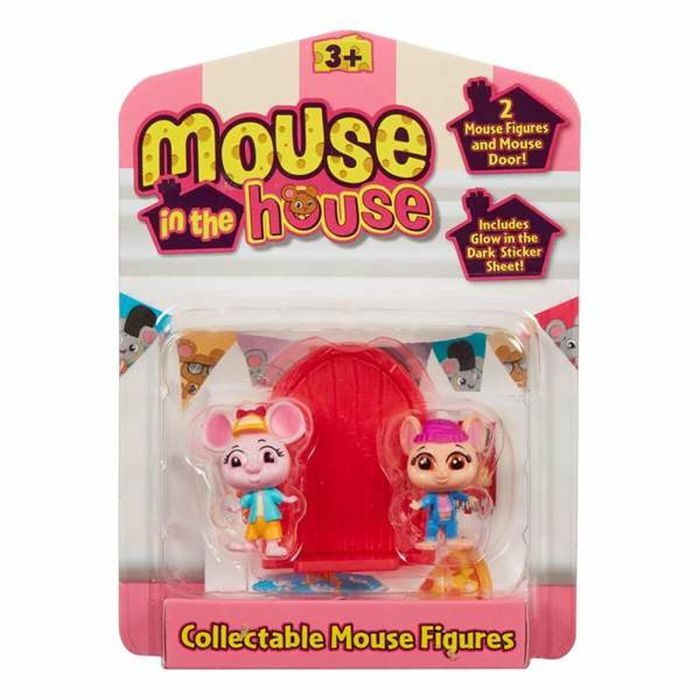 Figuras Bandai Mouse in the house 3 Piezas 10 x 14 x 3,5 cm 1