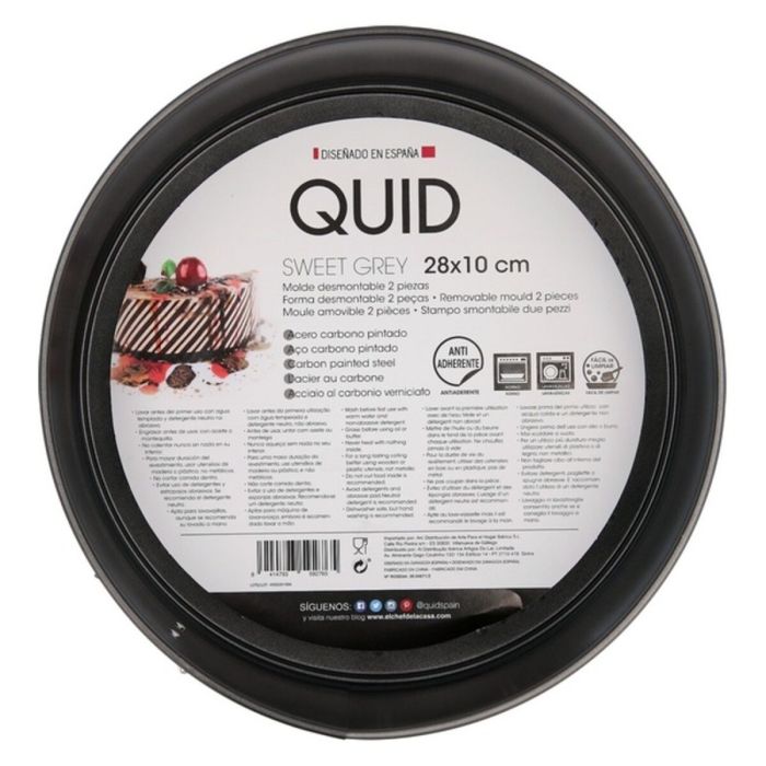 Molde Desmontable Quid Sweet Acero Inoxidable (22 cm)