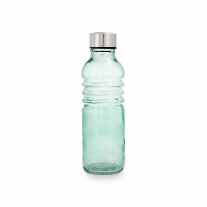 Botella Quid Fresh Con relieve Multicolor Vidrio (500 ml)