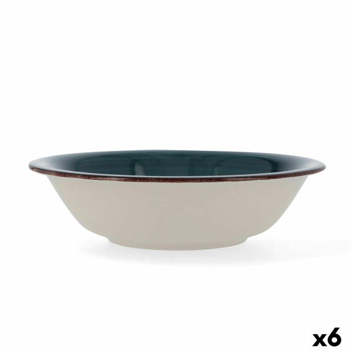 Ensaladera Quid Zafiro Vita Cerámica Azul (23 cm) (Pack 6x) 3 Ensaladera Quid Zafiro Vita Cerámica Azul (23 cm) (Pack 6x) 3