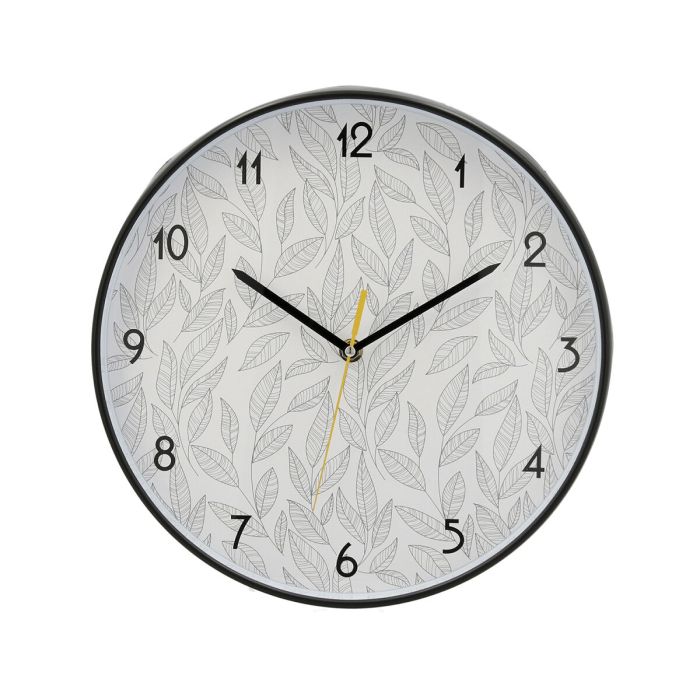 Reloj de Pared Quid Flores Plástico (30 cm)