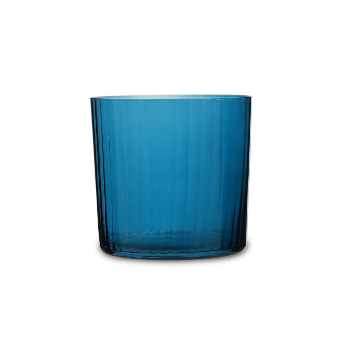 Vaso Bohemia Crystal Optic Turquesa Vidrio 350 ml (6 Unidades) 1