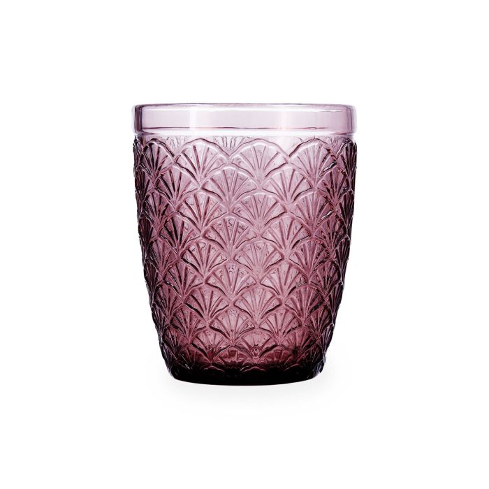 Vaso Bidasoa Rose Moon Rosa Vidrio 290 ml (6 Unidades) 1