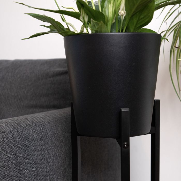 Soporte para Maceta Vinthera Moa Acero Negro 21 x 68,5 cm 1 Soporte para Maceta Vinthera Moa Acero Negro 21 x 68,5 cm 1
