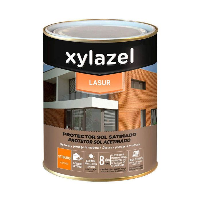 Protector de superficies Xylazel 5396903 Resistente a rayos UV Incoloro Satinado 375 ml