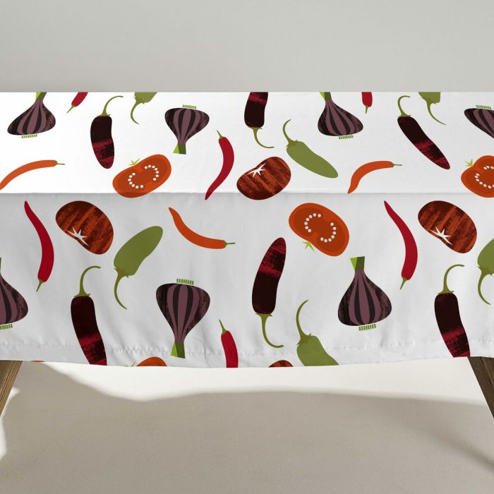 Mantel HappyFriday Veggies Multicolor 150 x 150 cm 2