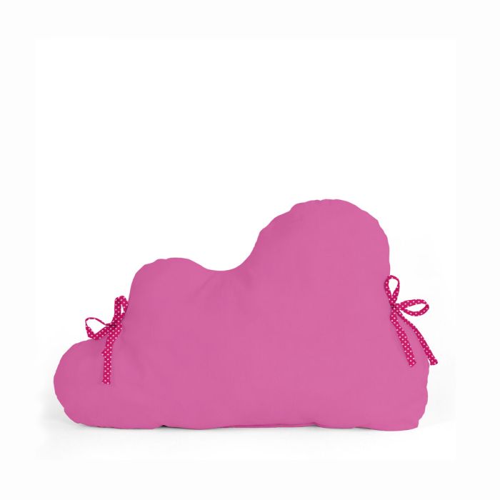 Protector de Cuna HappyFriday Basic Kids Cloud Fucsia 60 x 40 cm