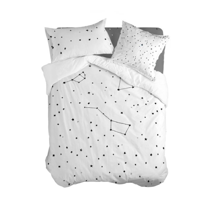Funda Nórdica HappyFriday Blanc Constellation Multicolor 220 x 220 cm