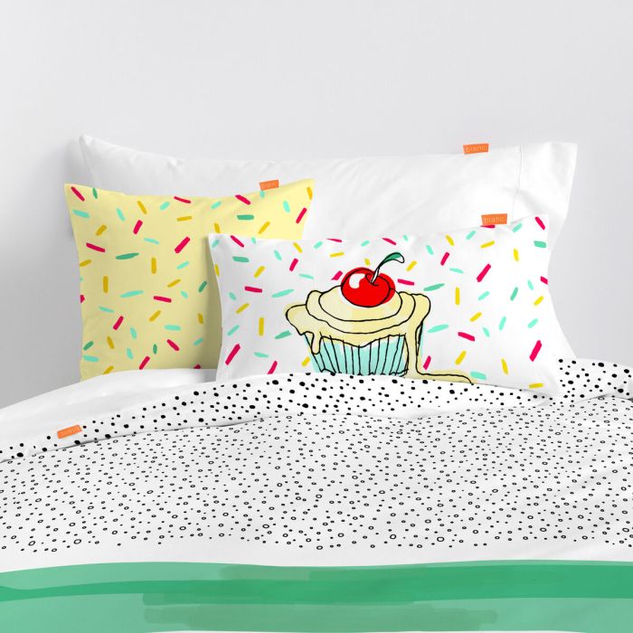 Juego de funda nórdica HappyFriday Blanc Kids Topping Multicolor Cama de 80 2 Piezas 3