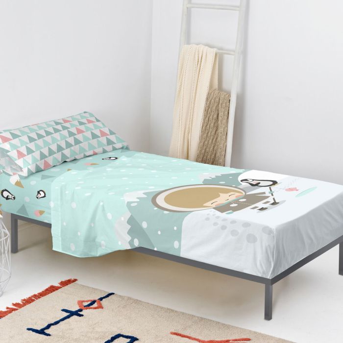 Juego de Sábanas HappyFriday Happynois Skymo Day Multicolor Cama de 105 2 Piezas 4