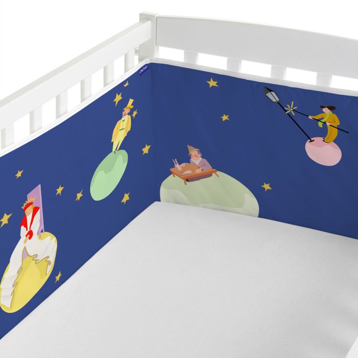 Protector de Cuna HappyFriday LE PETIT PRINCE Multicolor 210 x 40 cm 3 Protector de Cuna HappyFriday LE PETIT PRINCE Multicolor 210 x 40 cm 3