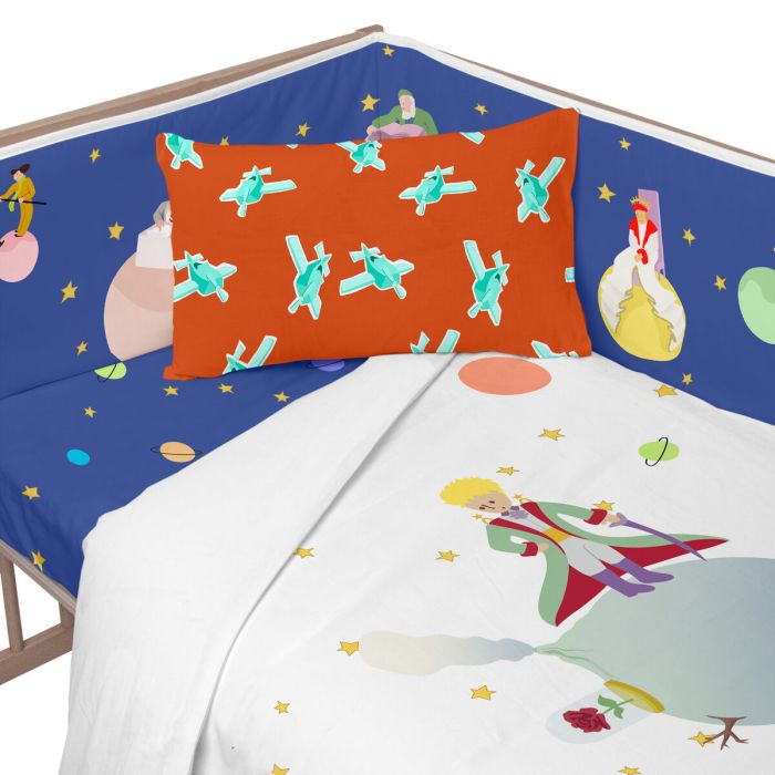 Protector de Cuna HappyFriday LE PETIT PRINCE Multicolor 210 x 40 cm 2 Protector de Cuna HappyFriday LE PETIT PRINCE Multicolor 210 x 40 cm 2