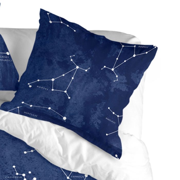 Funda de almohada HappyFriday Blanc Cosmos Multicolor 80 x 80 cm 3