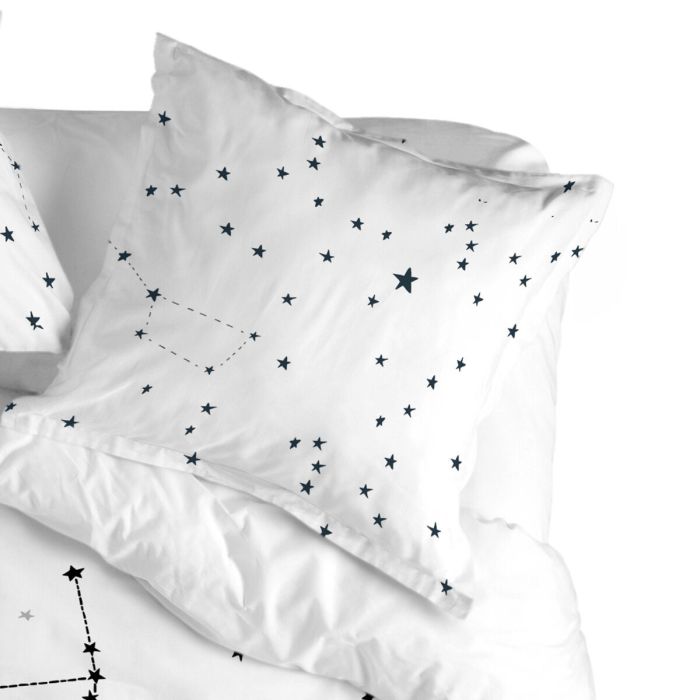 Funda de almohada HappyFriday Blanc Constellation Multicolor 80 x 80 cm 3