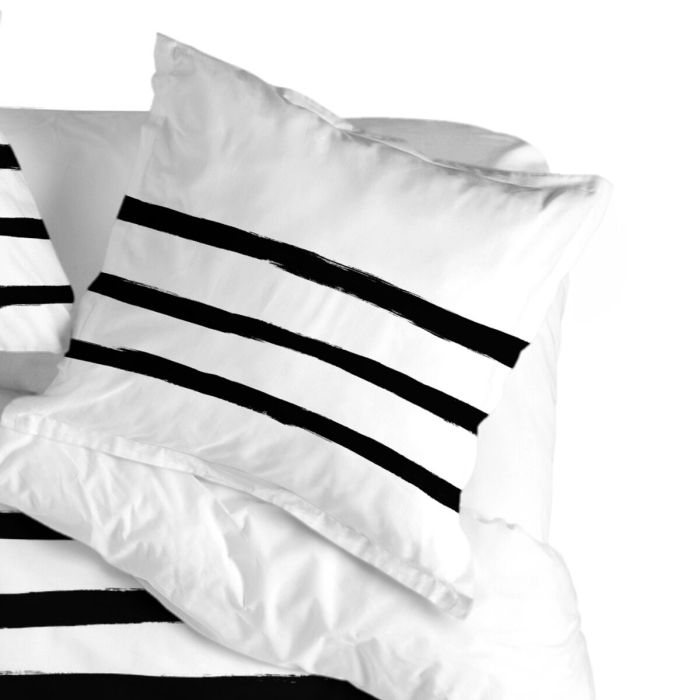 Funda de almohada HappyFriday Blanc Stripes Multicolor 80 x 80 cm 1