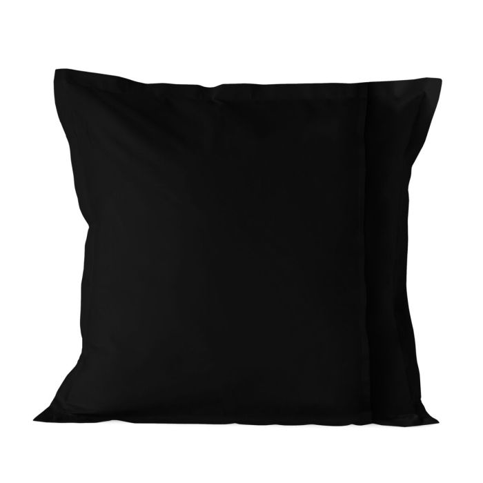 Funda de almohada HappyFriday BASIC Negro 80 x 80 cm 1