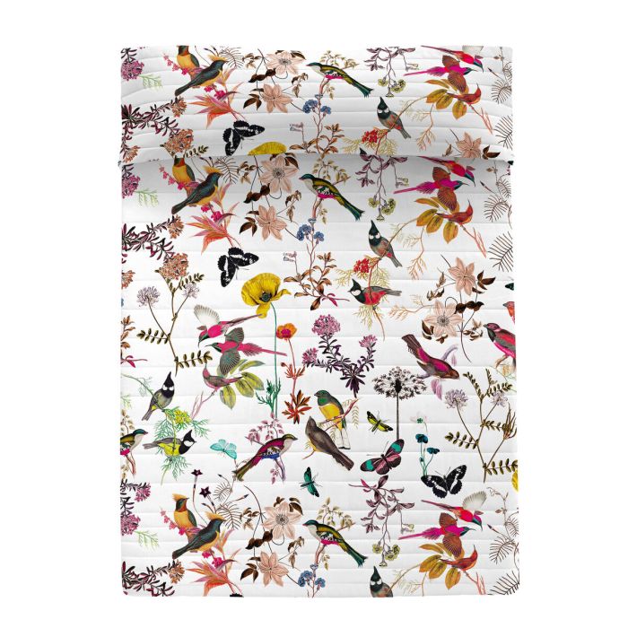 Colcha HappyFriday HF Birds of paradise Multicolor 180 x 260 cm