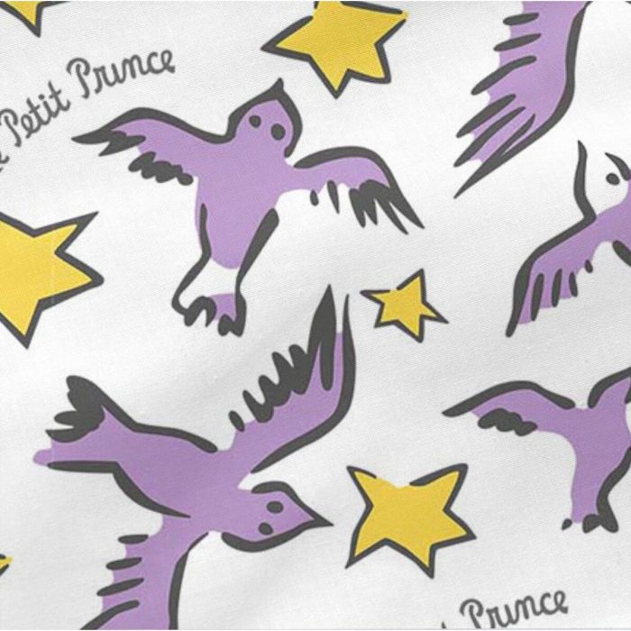 Sábana Bajera HappyFriday LE PETIT PRINCE Multicolor 60 x 120 x 14 cm Pájaros 1