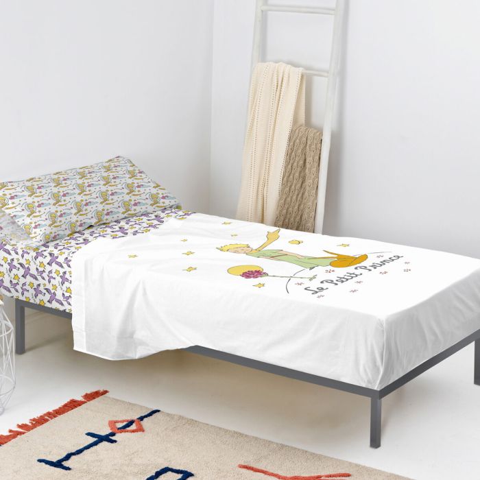 Juego de Sábanas HappyFriday Le Petit Prince Ses amis Multicolor Cama de 80/90 2 Piezas 4