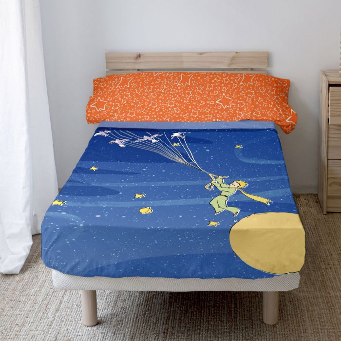 Juego de Sábanas HappyFriday Le Petit Prince Migration Multicolor Cama de 105 2 Piezas 4