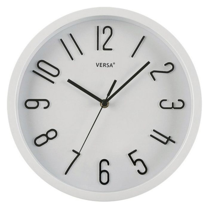 Reloj de Pared Versa Plástico (4,6 x 30 x 30 cm)