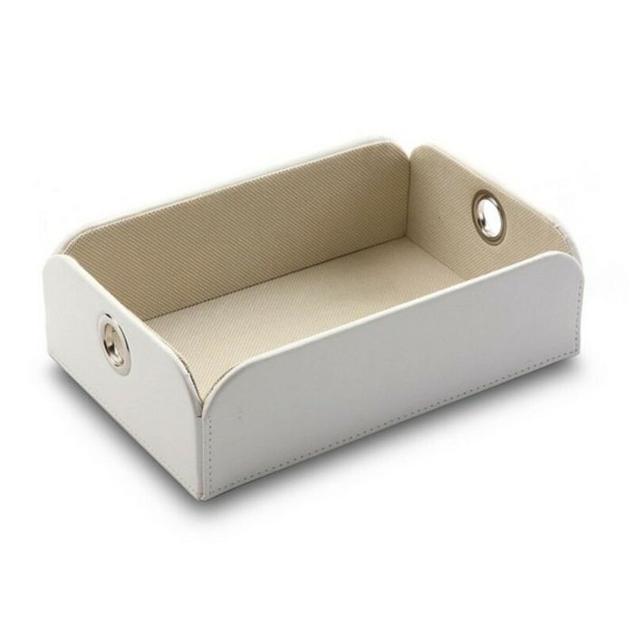 Vaciabolsillos Versa Blanco Polipiel Metal Poliéster (13 x 6,5 x 20 cm) 0 Vaciabolsillos Versa Blanco Polipiel Metal Poliéster (13 x 6,5 x 20 cm) 0