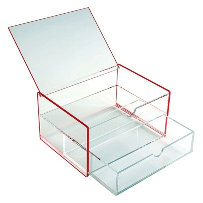 Caja con compartimentos Polipropileno (13 x 9,2 x 17,1 cm) 4