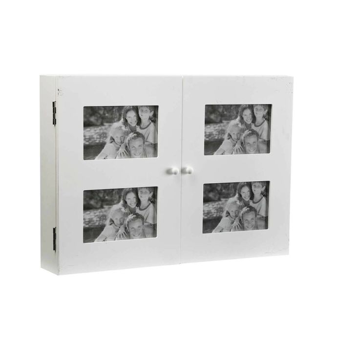 Armario de llaves Versa Wte 8 x 33 x 46 cm Blanco