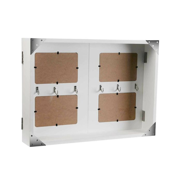 Armario de llaves Versa Wte Blanco Madera 8,5 x 33 x 46 cm 2