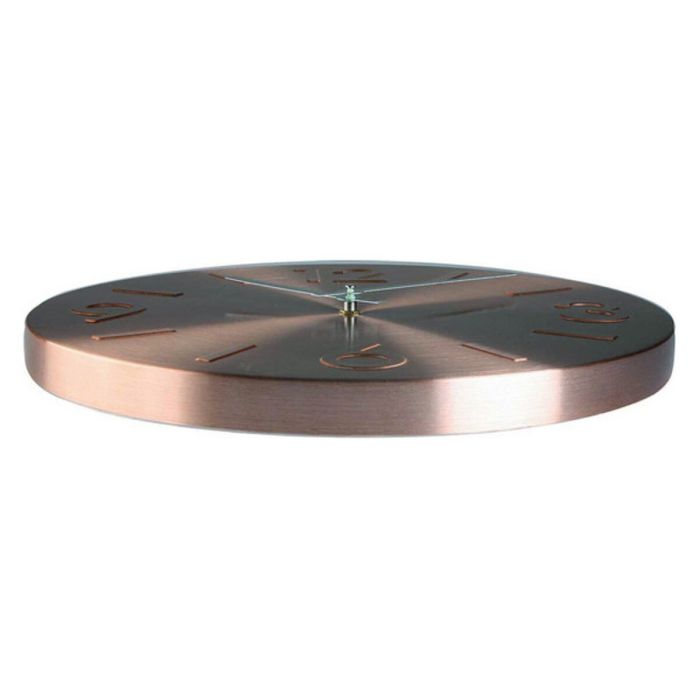 Reloj de Pared Versa 18560231 Cobre Metal Aluminio 4 x 35,5 x 35,5 cm 2