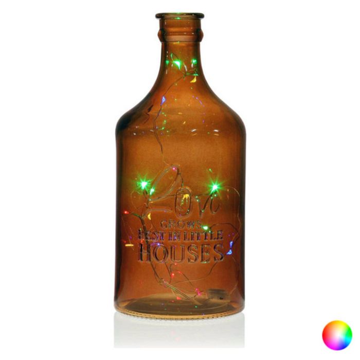 Botella LED Love Cristal