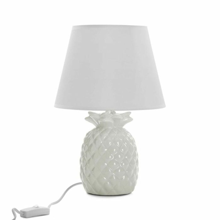 Lámpara de mesa Versa 1 Piña Blanco Cerámica 17 x 34 x 17 cm
