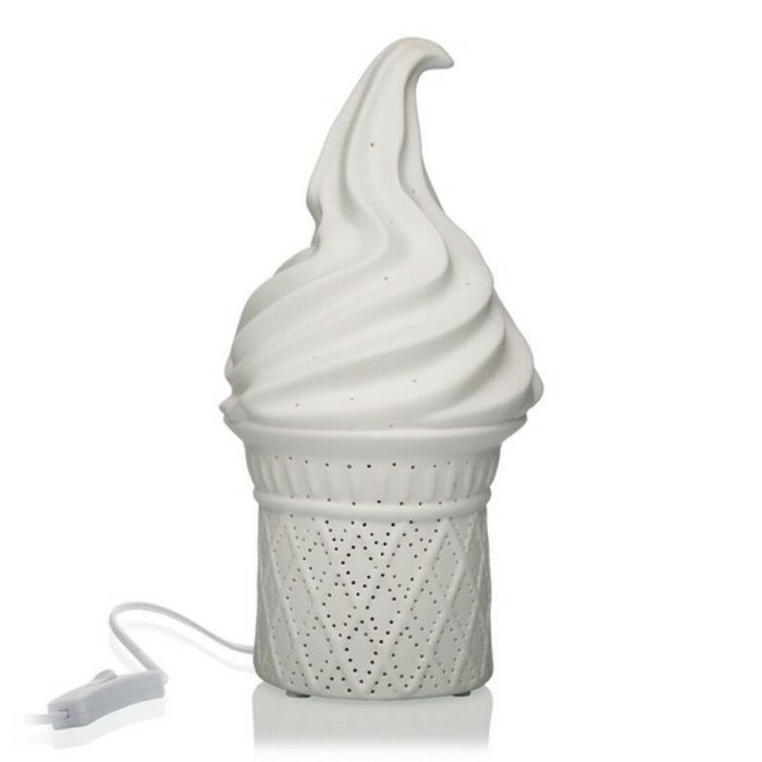 Lámpara de mesa Versa Ice Cream 25W Porcelana (13,7 x 27 x 13,7 cm) 1