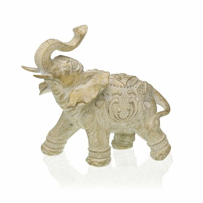 Figura Decorativa Versa Elefante Resina (7,5 x 14 x 14 cm)