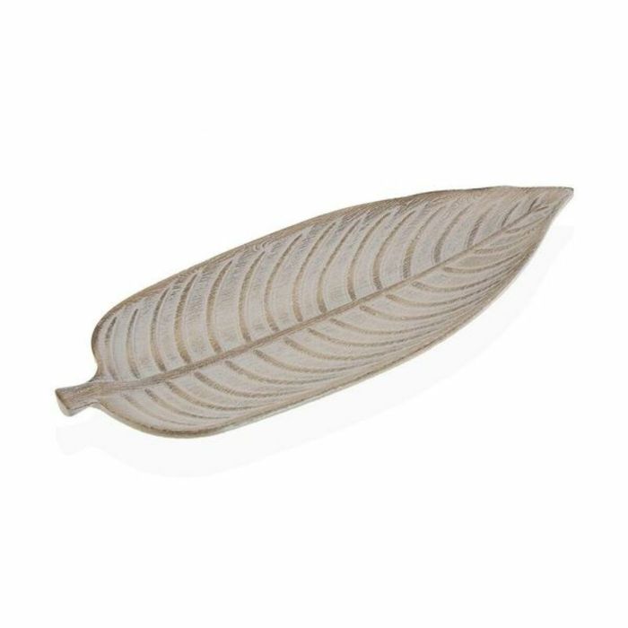 Centro de Mesa Hoja Madera Versa 17.5x5x45.5 cm (2 Unidades) Centro de Mesa Hoja Madera Versa 17.5x5x45.5 cm (2 Unidades)