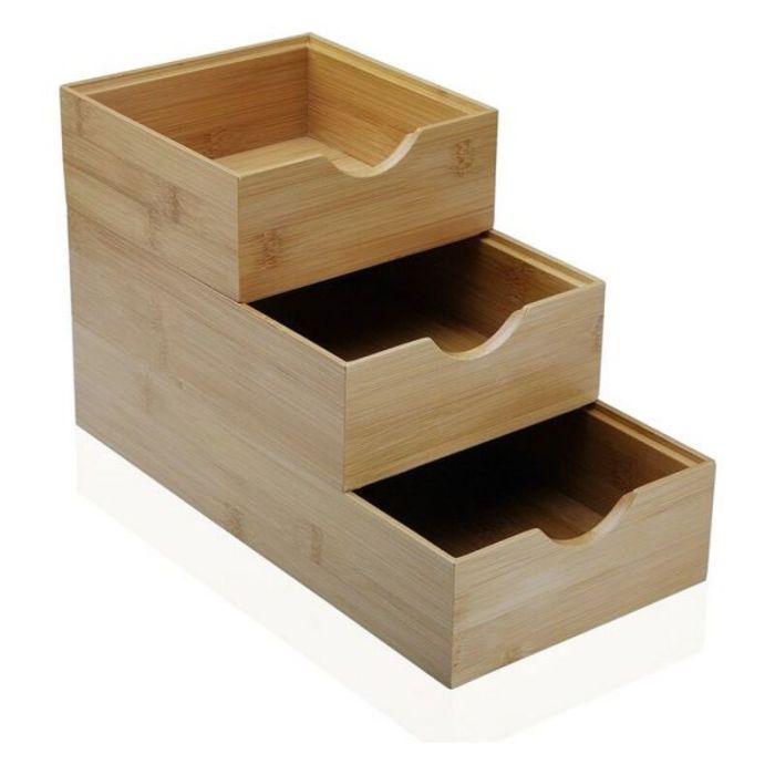 Caja Multiusos Versa Bambú (15,2 x 6,4 x 30,5 cm) 1