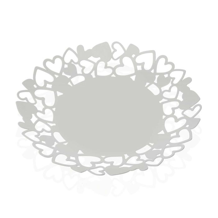 Frutero Versa Kamira Blanco Metal Acero (29 x 4,5 x 29 cm)