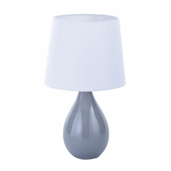 Lámpara de mesa Versa Cozy Gris Cerámica (20 x 35 x 20 cm)
