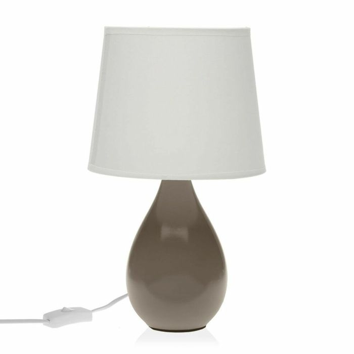 Lámpara de mesa Versa Cozy Beige Cerámica (20 x 35 x 20 cm)