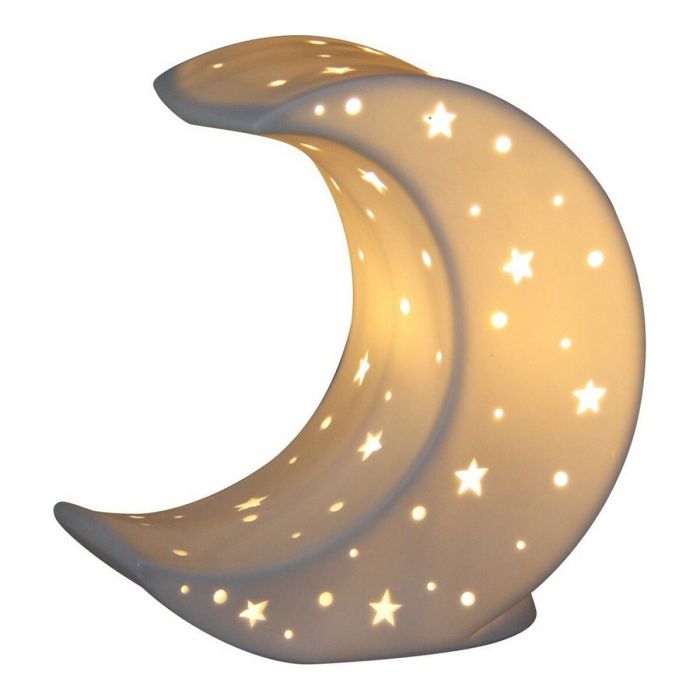 Lámpara de Mesa Luna Porcelana Lámpara de Mesa Luna Porcelana