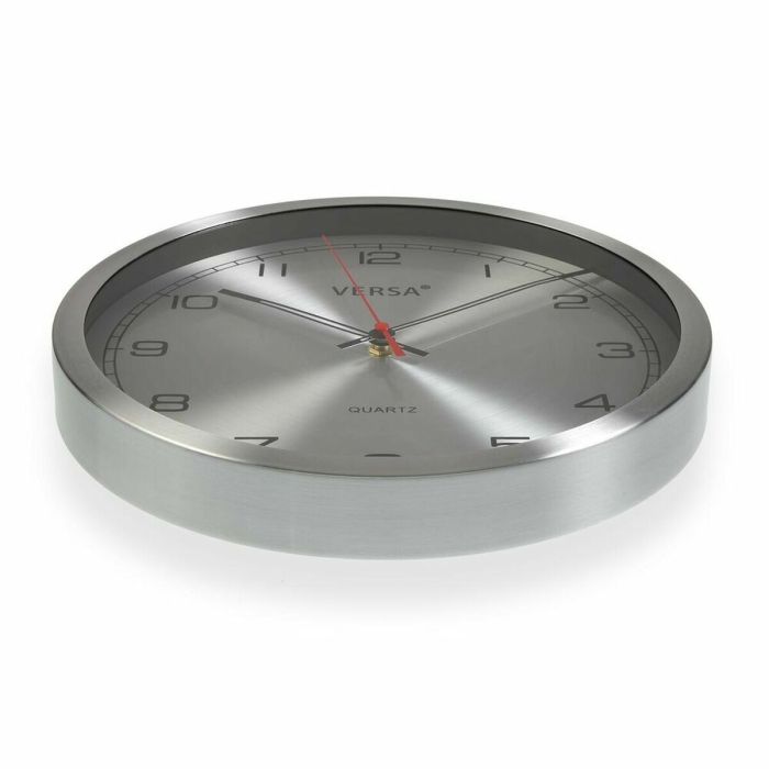 Reloj de Pared Versa Aluminio (4,1 x 30 x 30 cm) 2