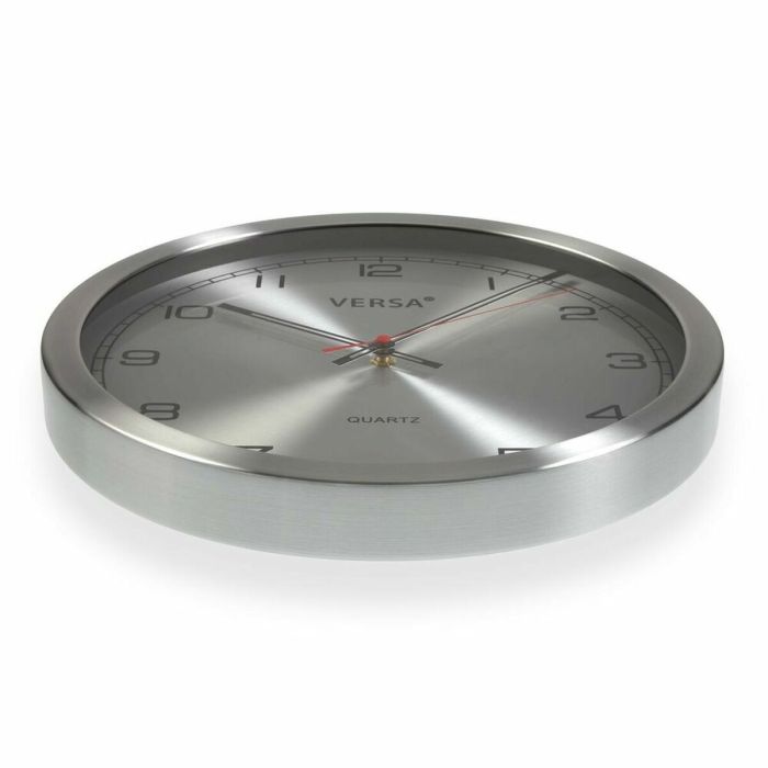 Reloj de Pared Versa Aluminio (4,1 x 35 x 35 cm) 2