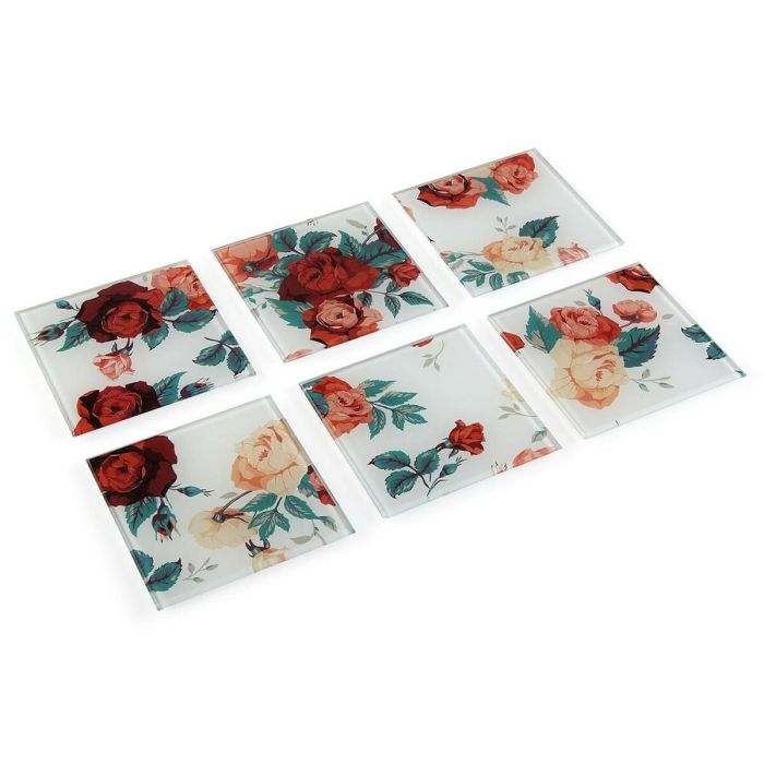 Posavasos Versa (4 x 10,5 x 10,5 cm) (6 Piezas) Posavasos Versa (4 x 10,5 x 10,5 cm) (6 Piezas)