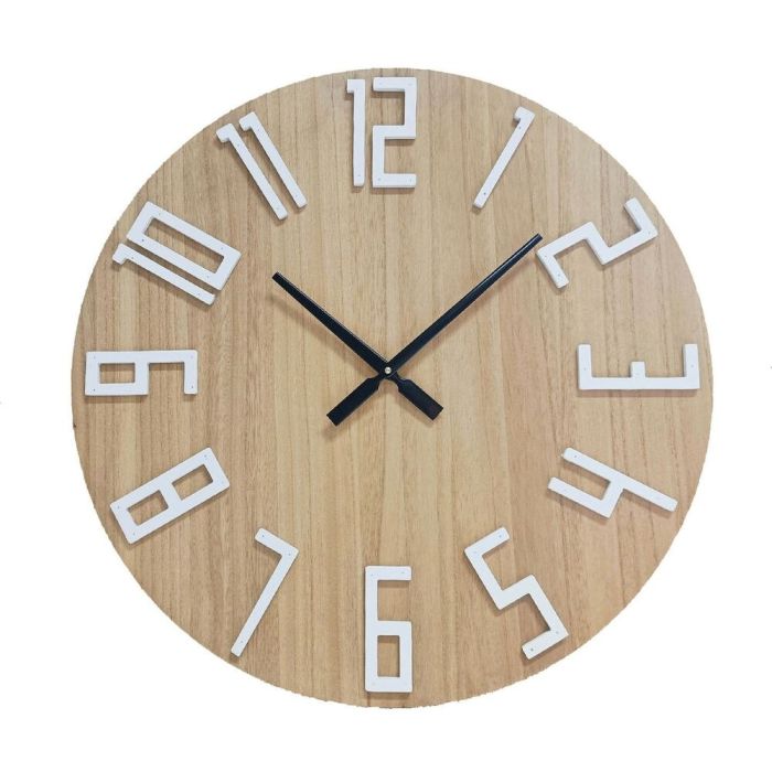 Reloj de Pared Madera MDF (5 x 60 x 60 cm)