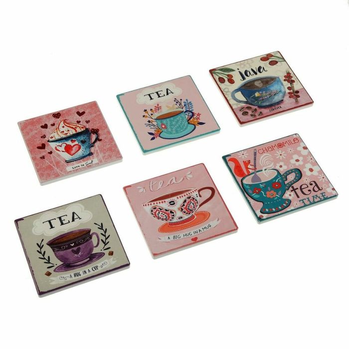 Posavasos Versa Tea (10 x 10 cm) (6 Piezas)