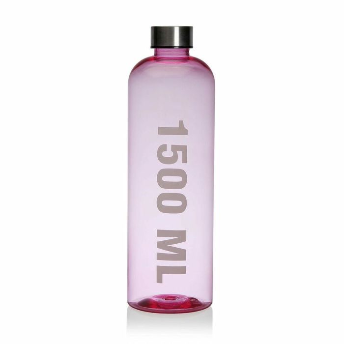 Botella de Agua Versa Rosa 1,5 L Acrílico Acero Poliestireno 9 x 29 x 9 cm